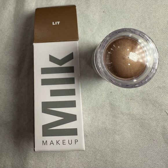 MILK MAKEUP Dewy Cream Highlighter Stick Color: Lit - champagne pearl - Picture 3 of 4